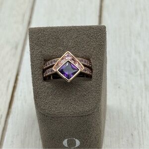 Bomb Party Blissful Blessings Dark Amethyst Rose Gold plating